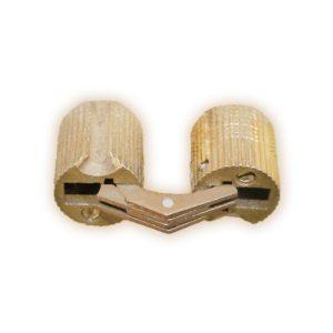 BISAGRA OCULTA 14 MM LATON BRILLANTE
