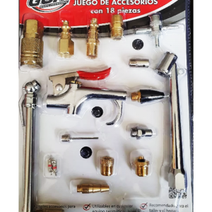 ACCESORIOS NEUMÁTICOS GONI CON 18 PIEZAS