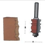 BROCA CHAMBRANA CARBURO CON BALERO 1/4 X 5/8