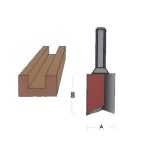 BROCA RECTA 2 FILOS CARBURO 1/4X3/8X1