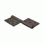 BISAGRA PERFIL ALUMINIO CAFE (1 PZA)