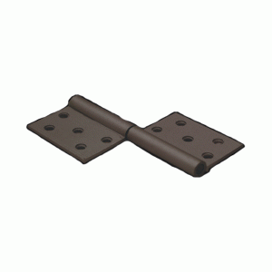 BISAGRA PERFIL ALUMINIO CAFE (1 PZA)