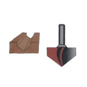 BROCA JOVEL CARBURO C/GUIA 1/4X1