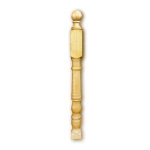 Arranque para barandal de madera 3 1/2? X 3 1/2?
