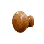 Botón de madera para cajón hongo 3.9cm diámetro