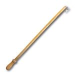 Bastón para jalar cortina de madera