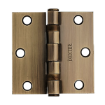 BISAGRA LATÓN ANTIGUO 3X3 CON BALERO PLANA
