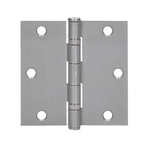 BISAGRA CROMO SATINADO 3X3 PLANA CON BALERO