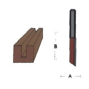 BROCA RECTA 2 FILOS 1/4 X 3/8 X 3/4