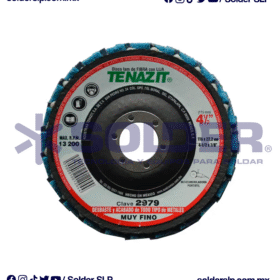 DISCO LAMINADO FIBRA CON LIJA 4-1/2? GRANO 120 COD. AUS-2979