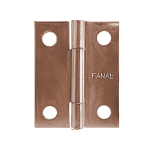 BISAGRA 1 1/2 CON PERNO PLANO COBRE ANTIGUO