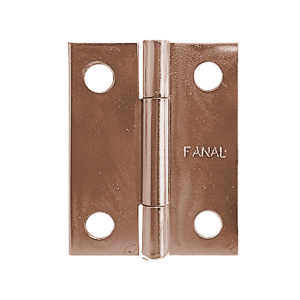 BISAGRA 1 1/2 CON PERNO PLANO COBRE ANTIGUO