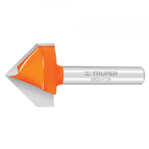 BROCA PARA ROUTER, CORTE EN V, 7/8?