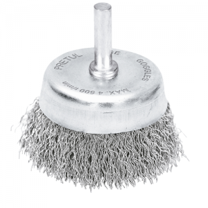 CARDA DE COPA PARA TALADRO CON ALAMBRE TRENZADO GRUESO, 3?
