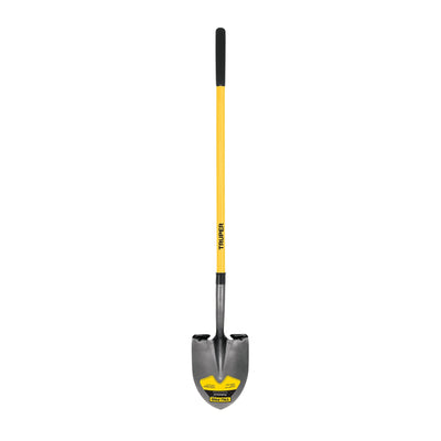 Pala redonda - mango largo de fibra de vidrio 48"