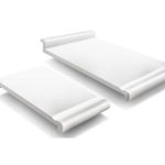 BARRA PARA COCINA DEKKEN ANTIGOTA 1.80M BLANCO MATE
