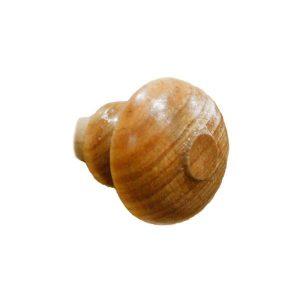 Botón de madera para cajón hongo 3.3cm diámetro